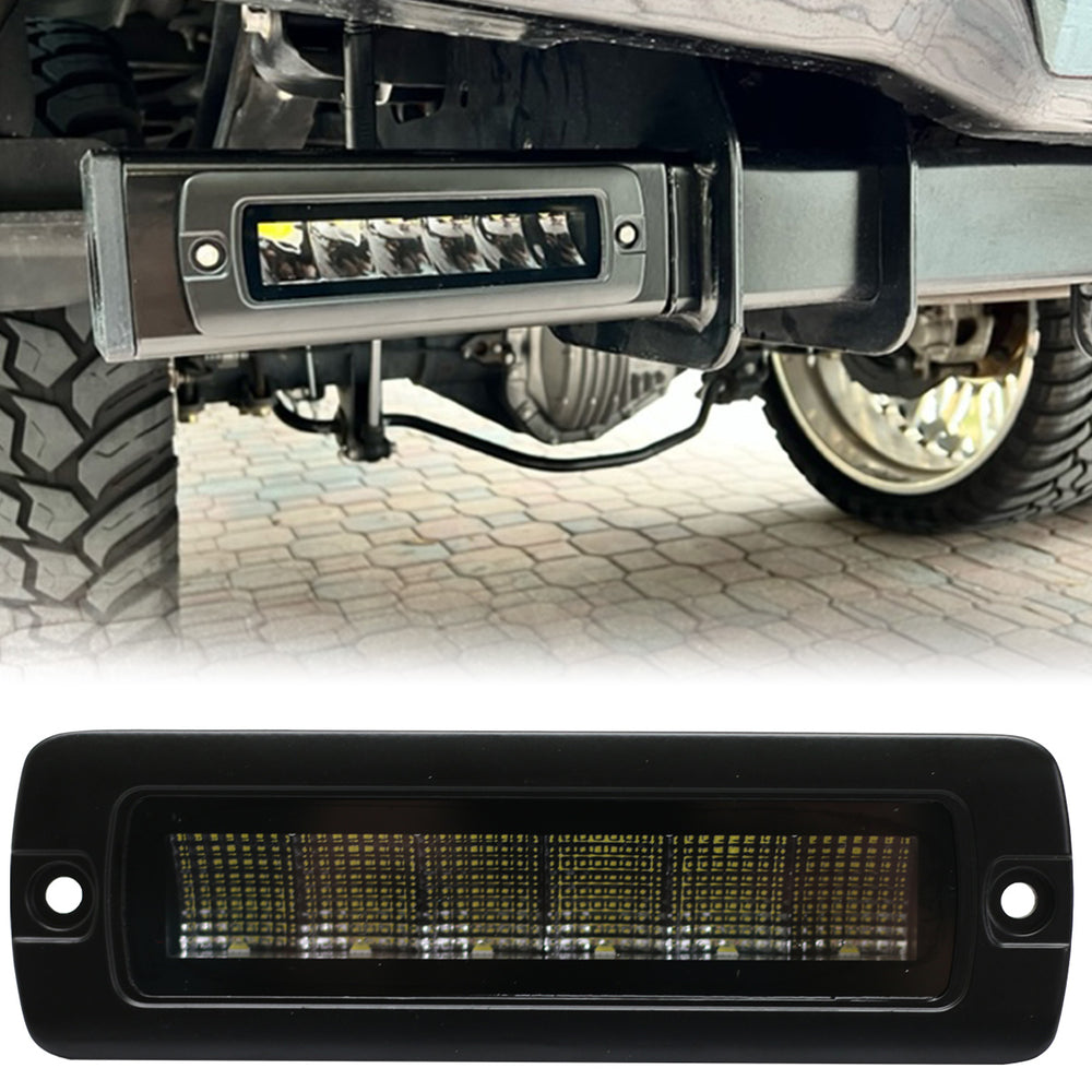 Race Sport 7in 30-Watt RoadRunner SAE Compliant IP67 Flush Mount 3,000lm Aux Flood Light with MELT Temp Control System and frameless construction