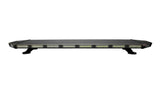 48in Full-Size LED Strobe lightbar in Amber/White 3-Watt LED's,White LED take-down light, White LED alley light, Amber/W