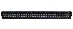Race Sport BLACKED OUT Series 30in Straight, Double Row, Silver Combo-Flood/Beam Straight Hi Performance Light Bar 180w