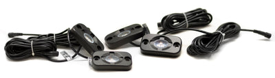 4-Pod RGB Flood Rock Light Kit High Power Diodes 90 degree ColorSMART L8 Series Race Sport Lighting