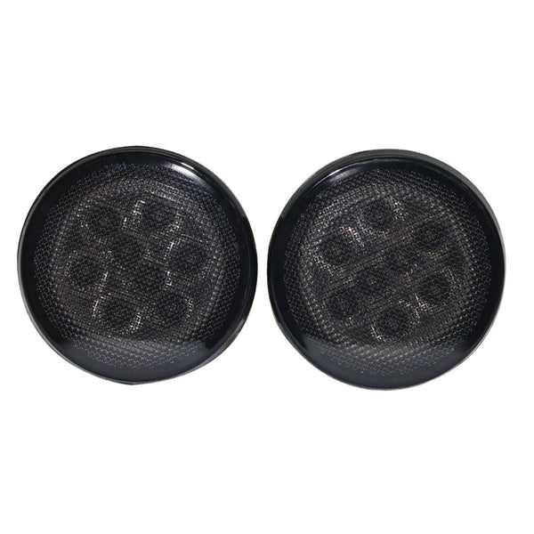 Race Sport 2007-2017 Jeep Wrangler front grill LED turn signals with smoked lens (Pair)