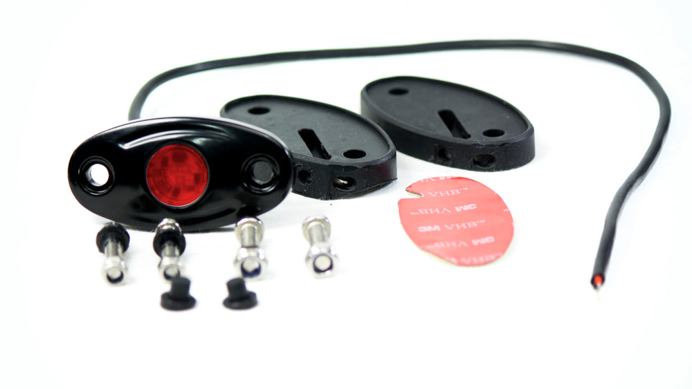 Race Sport 9W/720LM IP68 LED Glow POD Station Lights (Red) AKA Rock Lights (Each)