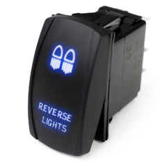 Race Sport LED Rocker Switch w/ Blue LED Radiance (Reverse Lights) (RSLJ13B)