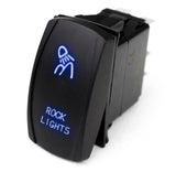 LED Rocker Switch w/ Blue LED Radiance (Rock Lights)