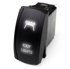 Race Sport LED Rocker Switch w/ White LED Radiance (Roof Lights)