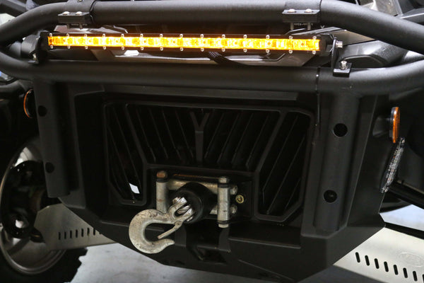 Race Sport 32in 5w LoPro Ultra Slim LED Light Bar with Amber Marker and Running Light Function 150w - Includes Rocker Switch Harness