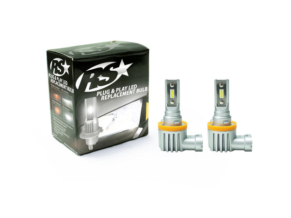 Race Sport H16 PNP Series Plug N Play Super LUX LED OEM Replacement Bulb Kit