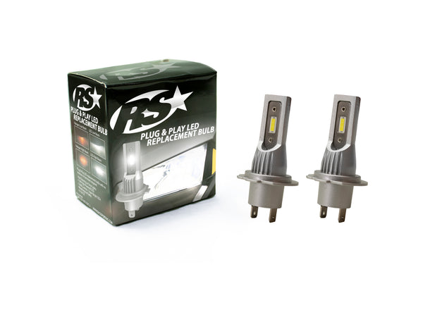 Race Sport H7 PNP Series Plug N Play Super LUX LED OEM Replacement Bulb Kit