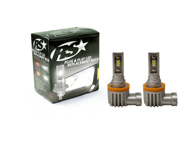 Race Sport H9 PNP Series Plug N Play Super LUX LED OEM Replacement Bulb Kit