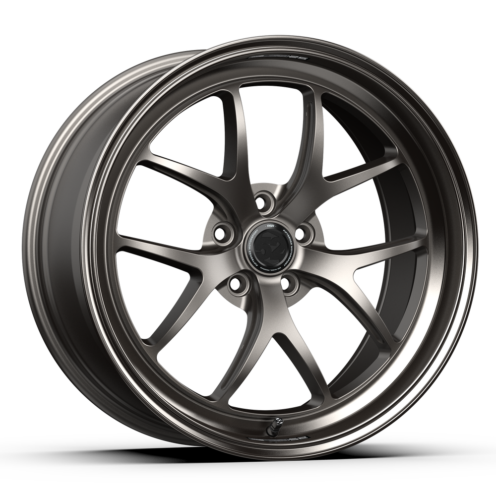 fifteen52 Sector RSR Wheel 19x9.5 5x112 40mm ET 66.56mm Center Bore Magnesium Grey w/ Gloss Lip