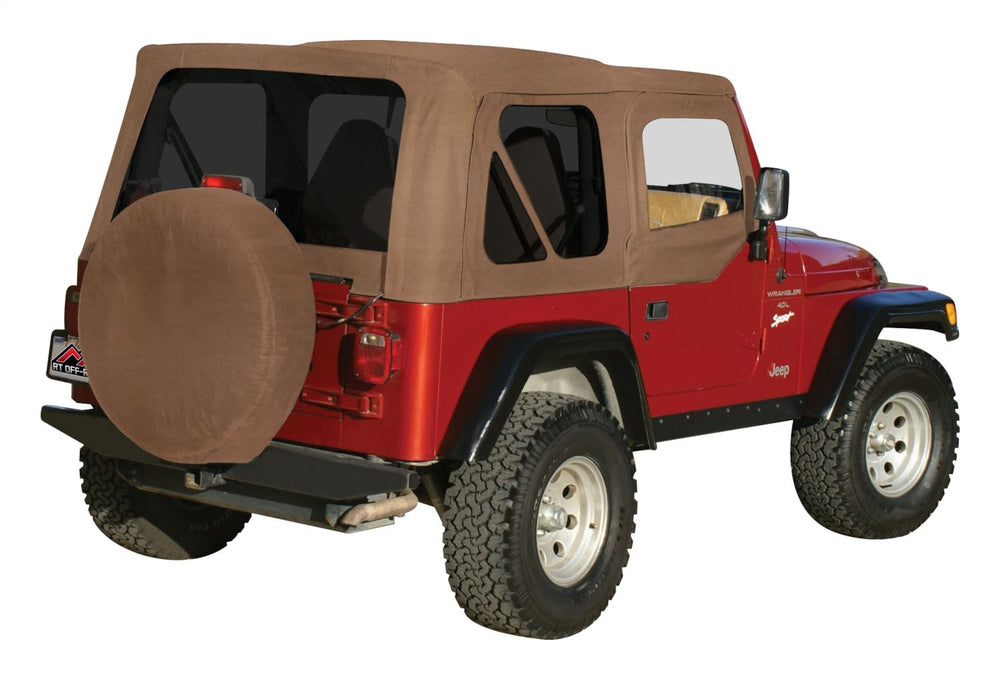 RT Offroad Spice OEM Replacement Soft Top for 1997-06 TJ Wrangler w/ Soft Upper Doors