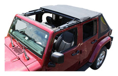 RT Offroad Black Diamond Bowless Soft Top w/ Tinted Windows for 07-18 JK Wrangler w/ 2 Dr.