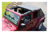 Black Diamond Fold-Back Sunroof Bowless Softop for Jeep JK Wrangler w/ 4-Doors