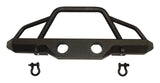 Black Textured Plate Steel Front Bumper for 76-06 Jeep CJs, YJ, TJ Wranglers