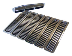 RT Offroad Grille Insert Set — 1997-2006 Jeep TJ; 1998-2006 Jeep Wrangler, select trims (RT26041)
