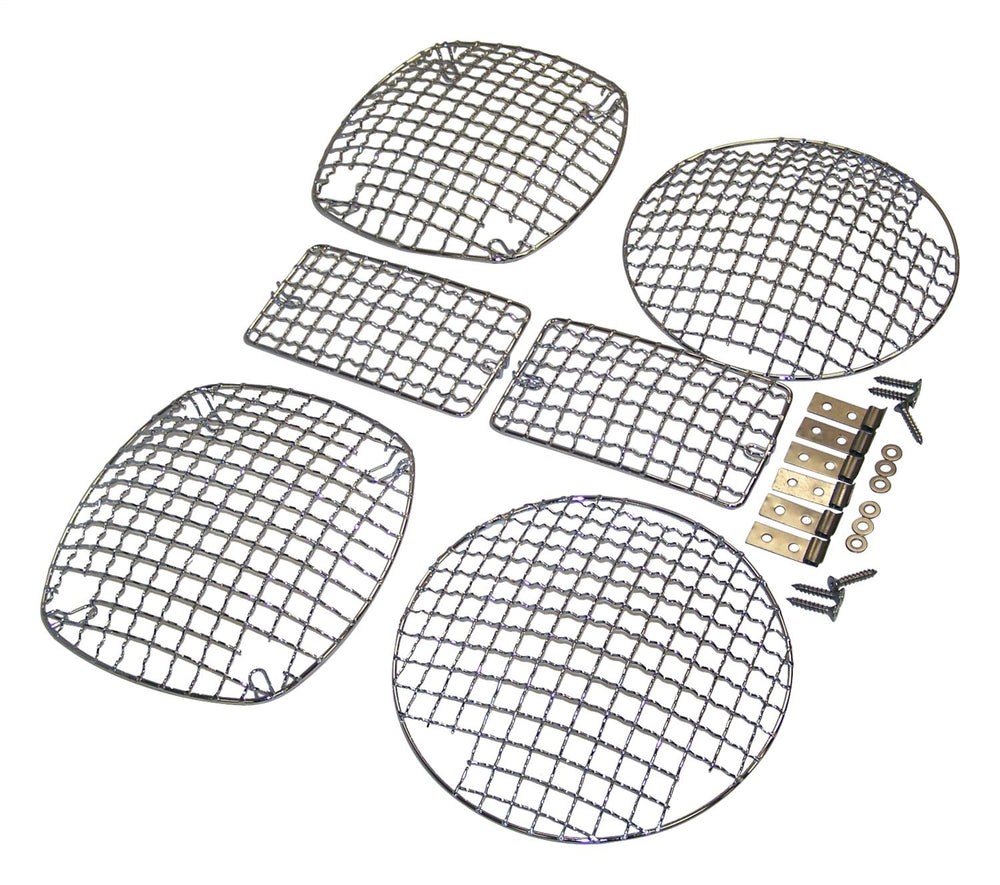 RT Offroad Headlight / Tail Light Guard Set — for select Jeep vehicles (RT26047)