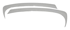 RT Offroad Center Dash Accents for 07-10 Jeep JK Wrangler, Set of 2, Plastic, Chrome Finish
