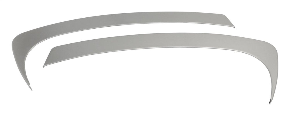 RT Offroad Center Dash Accents for 07-10 Jeep JK Wrangler, Set of 2, Plastic, Silver Finish