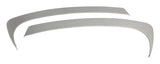 Center Dash Accents for 07-10 Jeep JK Wrangler, Set of 2, Plastic, Silver Finish