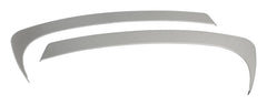 RT Offroad Center Dash Accents for 07-10 Jeep JK Wrangler, Set of 2, Plastic, Silver Finish