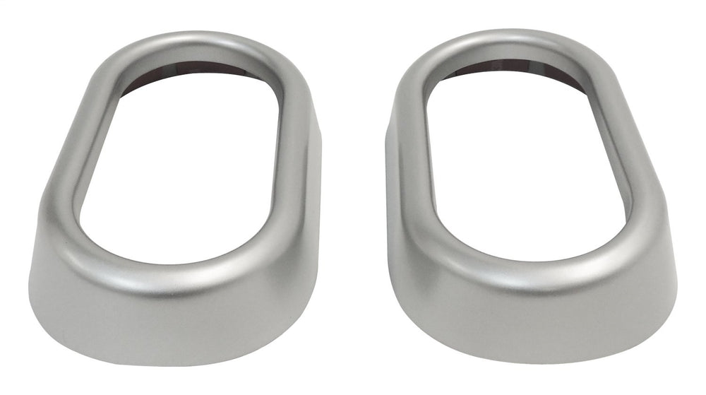 RT Offroad Door Handle Accents for 07-10 Jeep JK Wrangler, Set of 2, Plastic, Silver