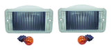 Clear Park & Turn Signal Lamp Set for Jeep TJ Wrangler
Clear Lamps, Amber Bulbs