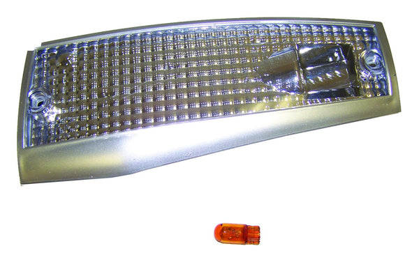 RT Offroad Right Front Side Marker Lamp for 84-86 Jeep XJ, MJ (Clear w/ Amber Bulb)