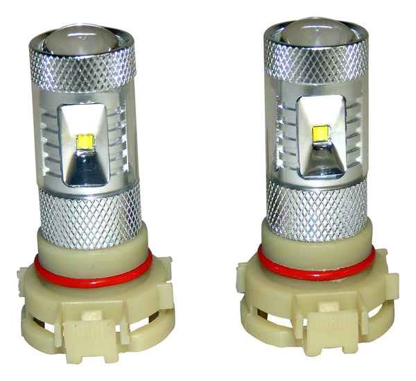 RT Offroad PSX24W Fog Lamp Bulb Kit for Select 10-18 Jeep JK, WK, KL, MK Set of 2