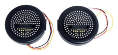 RT Offroad 5" Round LED Tail Light Kit for Jeep CJ-5, CJ-6, CJ-7, CJ-8 and YJ, TJ Wranglers