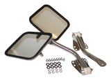 Polished Stainless Steel Mirror Kit for 55-95 Jeep CJs, YJ Wrangler
L & R