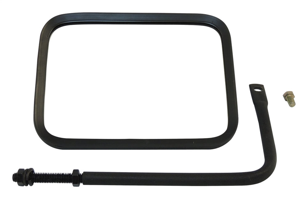 RT Offroad (1) Left or Right Black Textured Trail Mirror for 76-18 Jeep CJs, YJ, TJ, JK, JL
