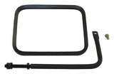 (1) Left or Right Black Textured Trail Mirror for 76-18 Jeep CJs, YJ, TJ, JK, JL