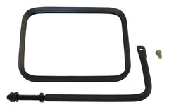 RT Offroad (1) Left or Right Black Textured Trail Mirror for 76-18 Jeep CJs, YJ, TJ, JK, JL