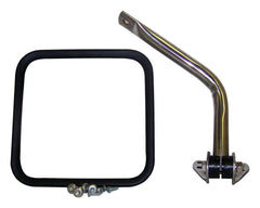 RT Offroad Chrome Arm & Mirror Kit for 55-86 CJ-5, CJ-6, CJ-7, CJ-8 Right (Passenger) Side