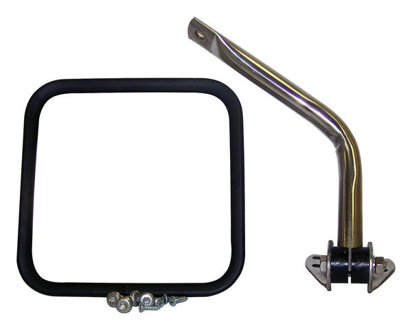 RT Offroad Chrome Arm & Mirror Kit for 55-86 CJ-5, CJ-6, CJ-7, CJ-8 Right (Passenger) Side