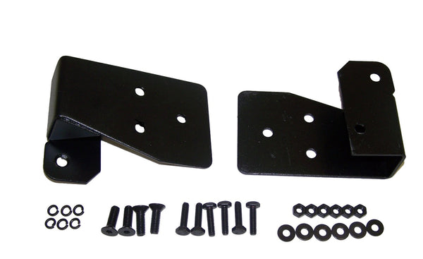 RT Offroad Black Mirror Relocation Brackets for 03-06 Jeep TJ Wrangler