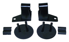 RT Offroad Left & Right Black Mirror Relocation Bracket Set for Jeep 2007-2018 JK Wrangler