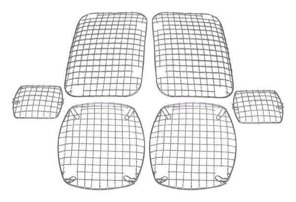 RT Offroad Headlight / Tail Light Guard Set — 1987-1995 Jeep Wrangler (RT34047)