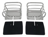 Stainless Steel Euro Tail Lamp Guards for 76-86 CJ-7, CJ-8, YJ, TJ Wrnglrs
L,R