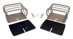 RT Offroad Titanium Finish Euro Tail Lamp Guard Set for 76-86 CJ-7, CJ-8, YJ, TJ Wranglers