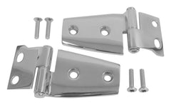 RT Offroad Stainless Steel Hood Hinge Set for 07-18 Jeep JK Wrangler Incl. 2 Hinges