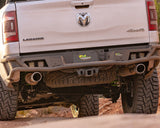 Ironman 4x4 - Raid Rear Bumper Kit - 20W Flood Amber Lights for Ram 1500 (2019+) - RTB085K-N2BFA