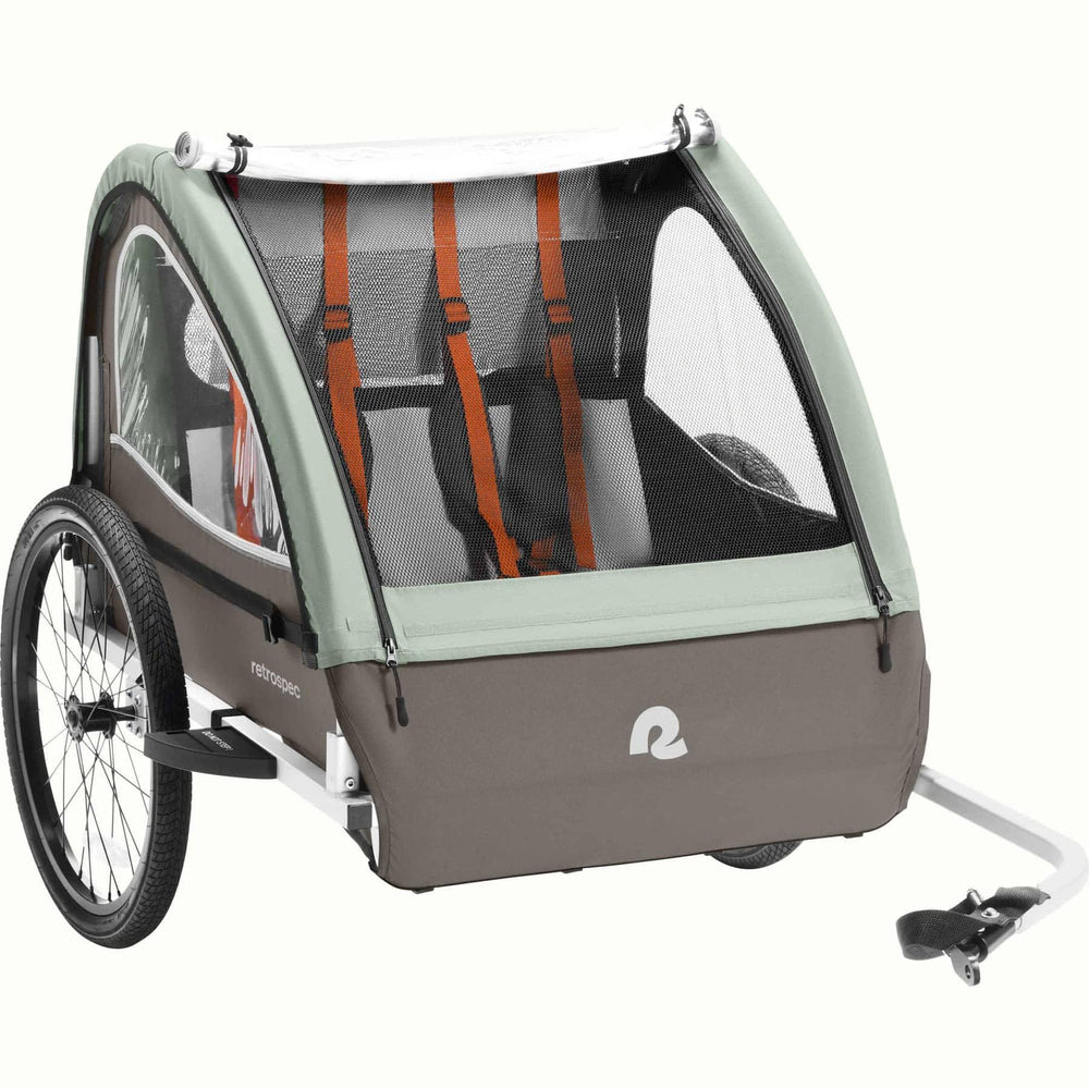 Retrospec 20" Rover Plus Kids Double Bike Trailer | Mint