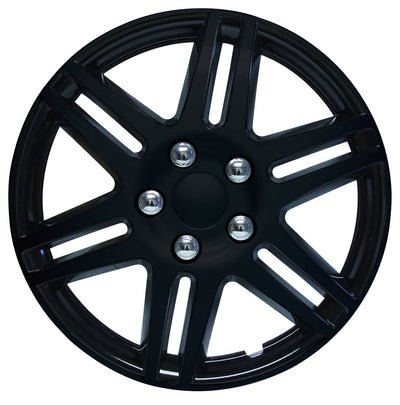 RTX ABS Wheel Covers Black 15"