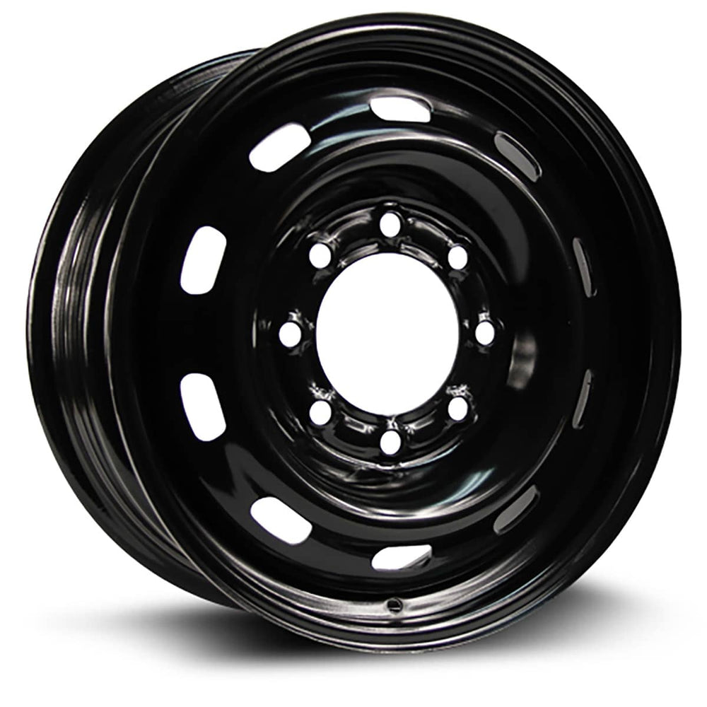 RTX Black Steel Wheel 17X7.5 8-165.1 Center Bore 121.3 +40MM