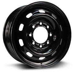 RTX Black Steel Wheel 17X7.5 8-165.1 Center Bore 121.3 +40MM