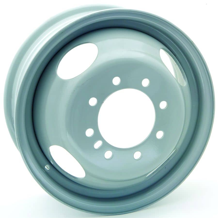 RTX Grey Steel Dually Wheel 16X6 8-165.1 +136MM Center Bore 124.1