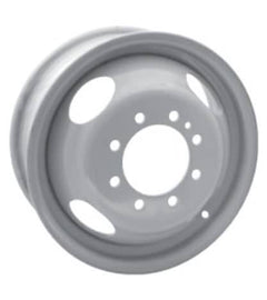 RTX Grey Steel Dually Wheel 16X6 8-165.1 +136MM Center Bore 121.3