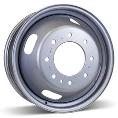 RTX Grey Steel Dually Wheel 17X6.5 8-200 +141MM Center Bore 142