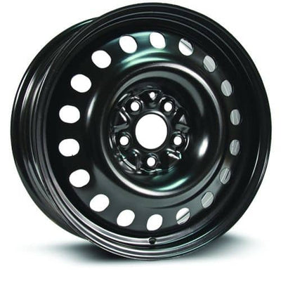 RTX Black Steel Wheel 17X7 5-114.3 +50MM Center Bore 67.1